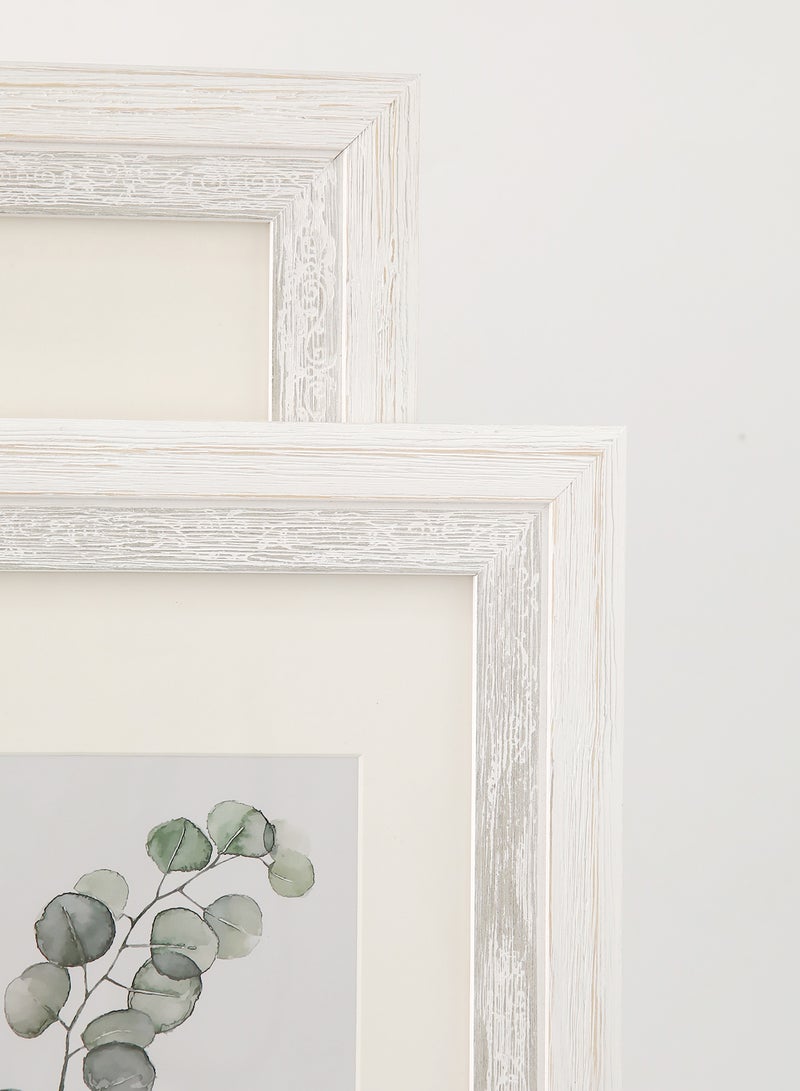 ebb & flow - Wall Frames With Outer Frame White outer frame size: L38xH48xT2cm for photo size: 8x10inch - Image 1