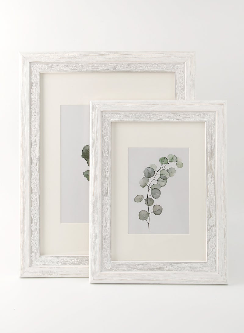 ebb & flow - Wall Frames With Outer Frame White outer frame size: L38xH48xT2cm for photo size: 8x10inch - Image 1