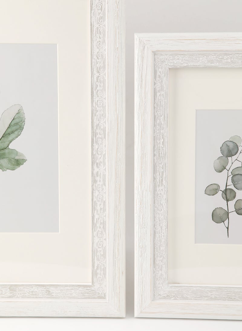 ebb & flow - Wall Frames With Outer Frame White outer frame size: L38xH48xT2cm for photo size: 8x10inch - Image 1