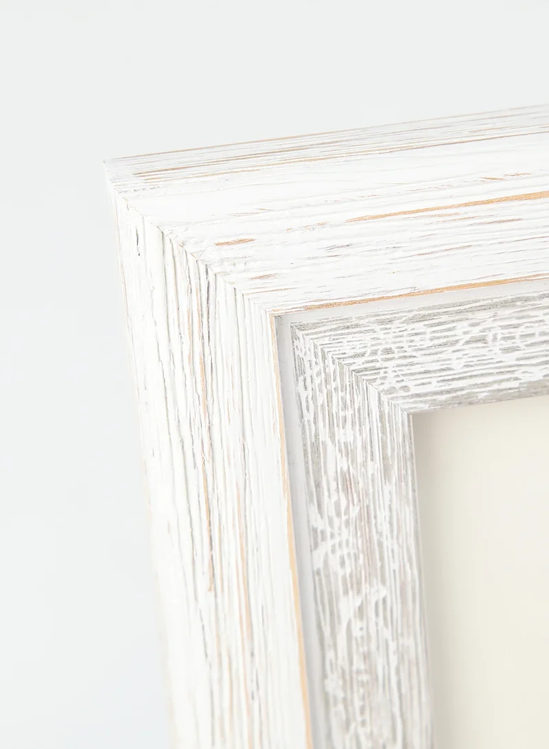 ايب اند فلو إطار للحائط مزود بإطار خارجي أبيض outer frame size: L69xH99xT2cm for photo size: 20x30بوصة