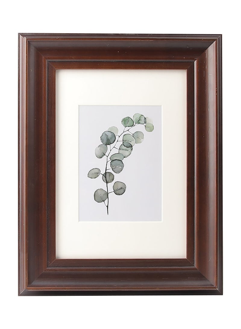 ايب اند فلو - إطار للحائط مزود بإطار خارجي بني غامق outer frame size: L31xH41 xT3.4cm for photo size: 5x7بوصة - Image 1