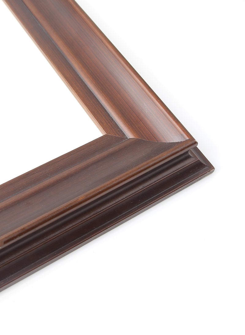 ايب اند فلو - إطار للحائط مزود بإطار خارجي بني غامق outer frame size: L31xH41 xT3.4cm for photo size: 5x7بوصة - Image 1