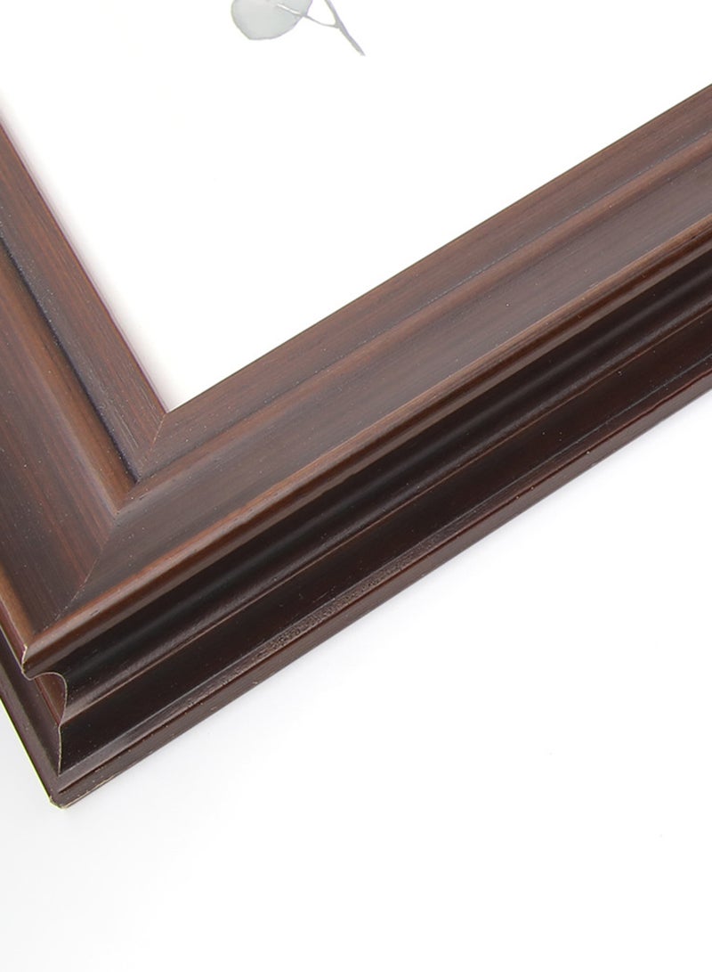 ايب اند فلو - إطار للحائط مزود بإطار خارجي بني غامق outer frame size: L31xH41 xT3.4cm for photo size: 5x7بوصة - Image 1