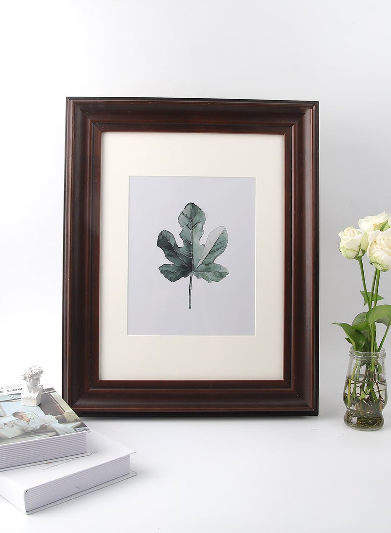 ebb & flow - Wall Frames With Outer Frame Dark Brown outer frame size: L41xL51xT3.4cm for photo size: 8x10inch - Image 1