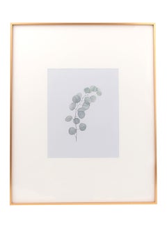 إطار صورة مزود بإطار خارجي ذهبي غير لامع outer frame size: L62xH77xT3.5cm for photo size: 18x24بوصة