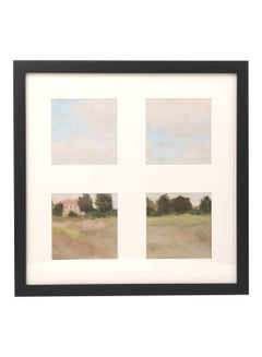 Wall Frames With Outer Frame Black outer frame size: L38xH38xT3cm for photo size: 4pcs 4X4inch