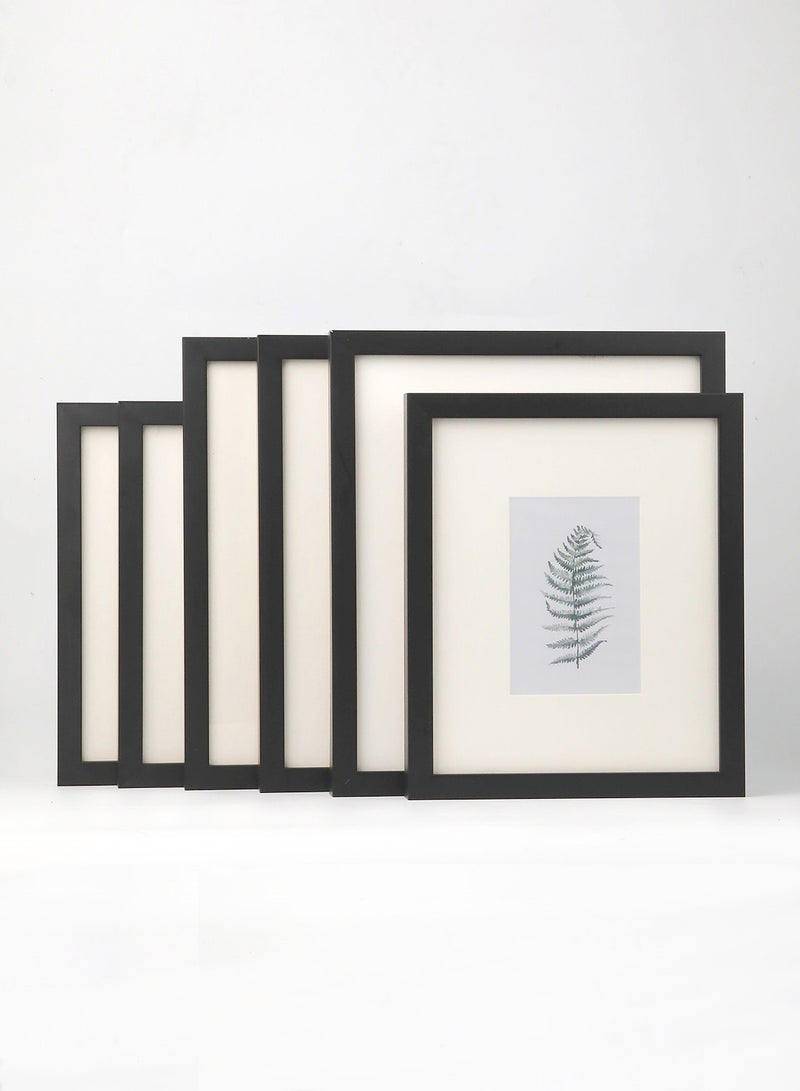Switch - Frame Sets With Outer Black outer frame size: frame: 28x33x3CM for photo 6x4", frame: 33x50x3CM for photo 3pcs 4x6", frame: 33x38x3CM for photo 5x7", frame: 33x43x3 for photo 2pcs 5x7", frame: 38x33x3CM for photo 7x5"inch - Image 1