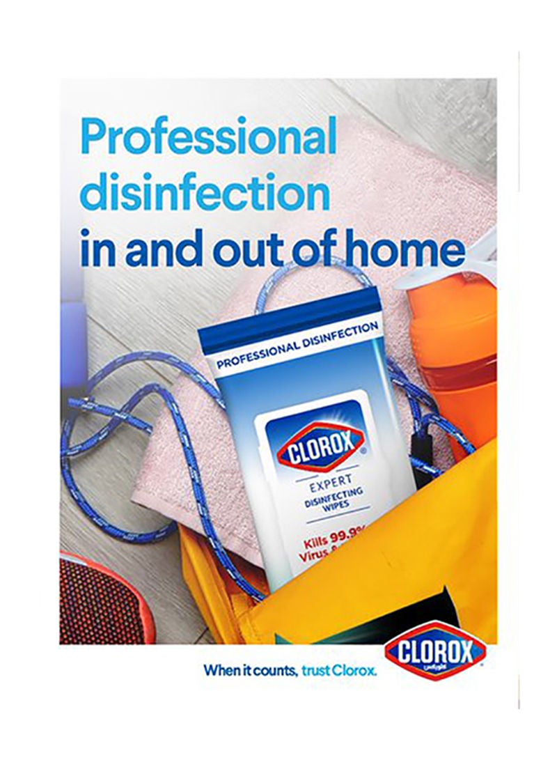 Clorox - Disinfecting Wipes Fresh - Pack 40 Wipes Multicolour - Image 1