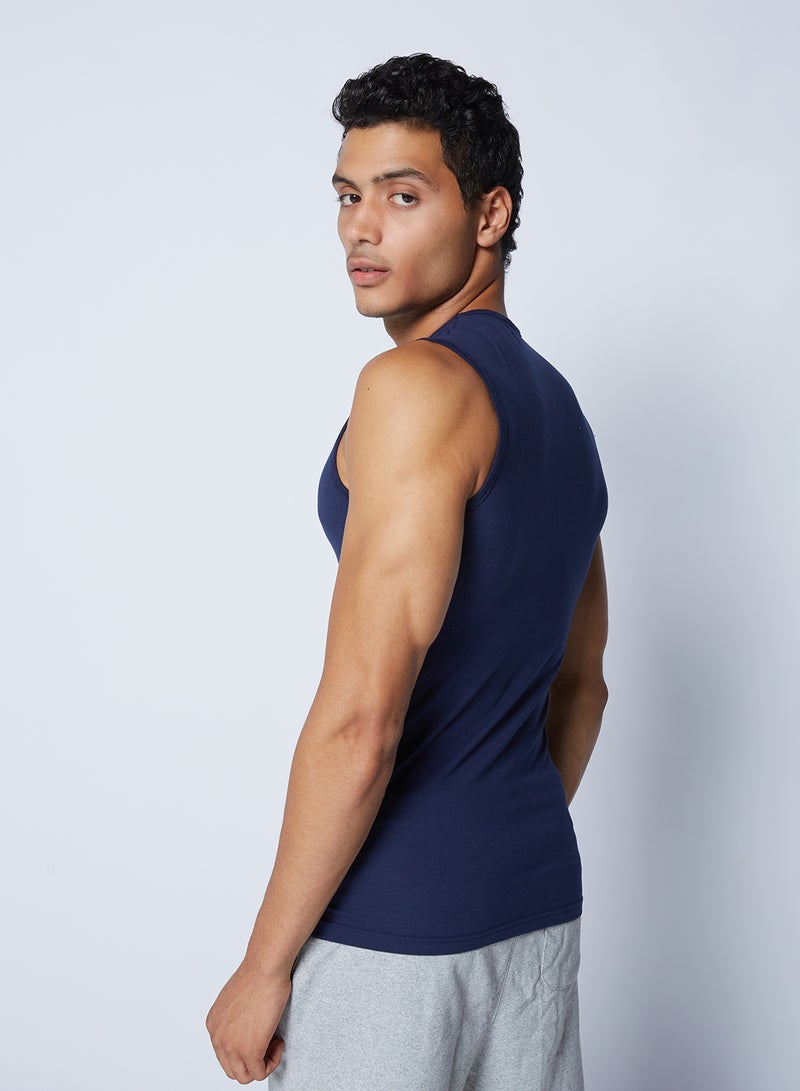 DICE Sleeveless Undershirt Navy  - Image 2