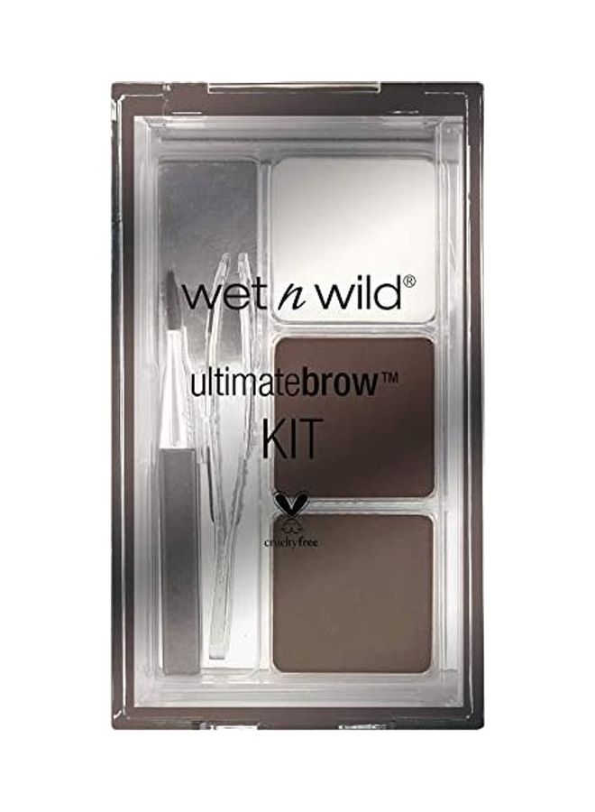 Wet N Wild Ultimate Brow Kit Dark Brown  - Image 1