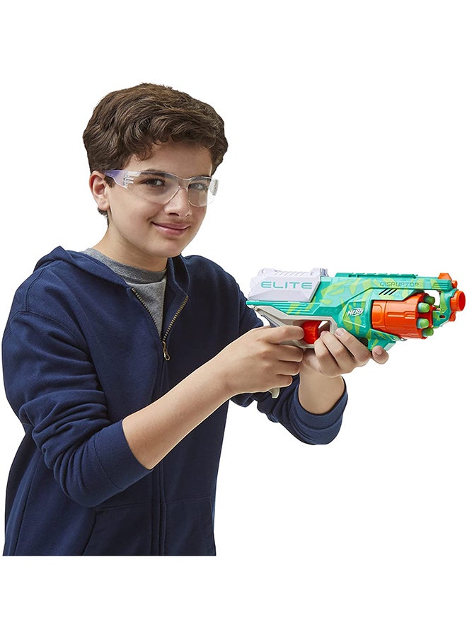 Elite 2.0 Shockwave Red-15 Blaster 30 Darts 15 Rotating Drum Pump Action Slam Fire Built In Customizing Capabilities Toys 3.11x26.496x12.008inch