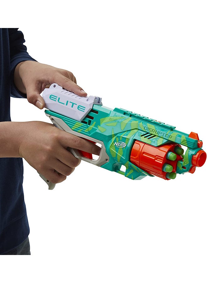 Elite 2.0 Shockwave Red-15 Blaster 30 Darts 15 Rotating Drum Pump Action Slam Fire Built In Customizing Capabilities Toys 3.11x26.496x12.008inch