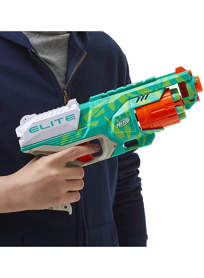 Elite 2.0 Shockwave Red-15 Blaster 30 Darts 15 Rotating Drum Pump Action Slam Fire Built In Customizing Capabilities Toys 3.11x26.496x12.008inch