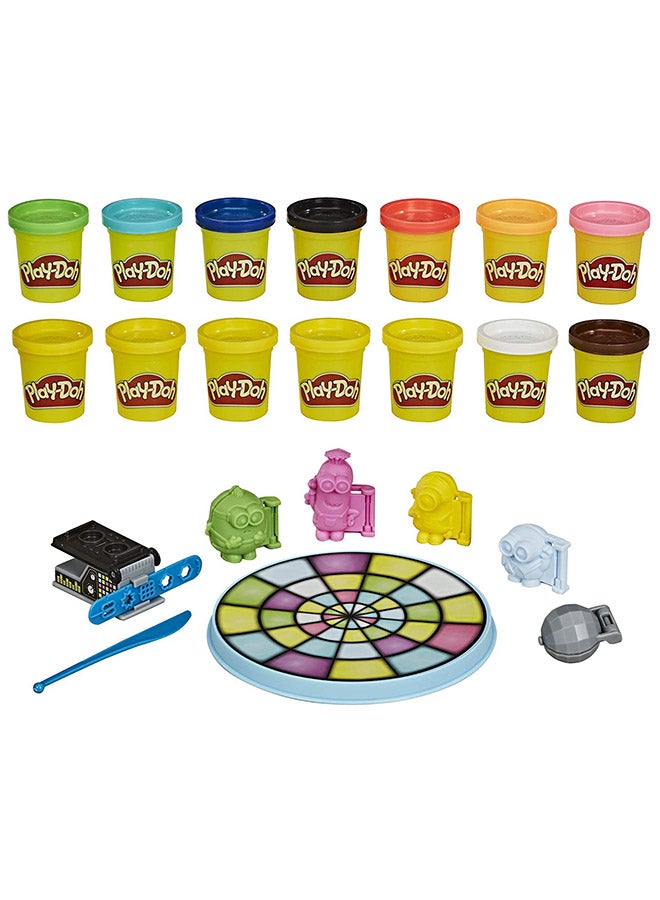 Play-Doh - Play-Doh Minions: The Rise of Gru Disco Dance-Off Toy for Kids 3 Years and Up with 14 Non-Toxic Play-Doh Cans 6.6x27.9x21.5cm - Image 1