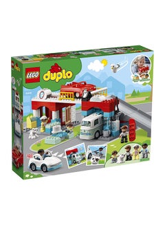LEGO 10948 Duplo Car Park And Car Wash  Building Toy 112 Pieces 112 2+ Years  - Image 2
