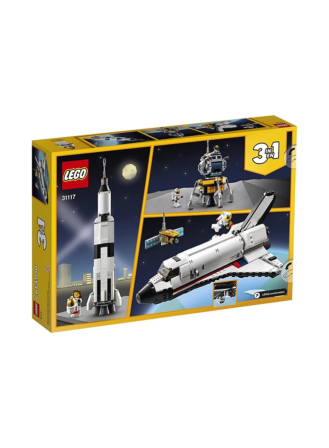 ليغو 31117 كرياتور 3 في 1 مجموعة بناء مغامرات مكوك الفضاء 486 قطعة لعمر 8 سنوات فما فوق 31117 486 أكبر من 8 سنوات - Image 2