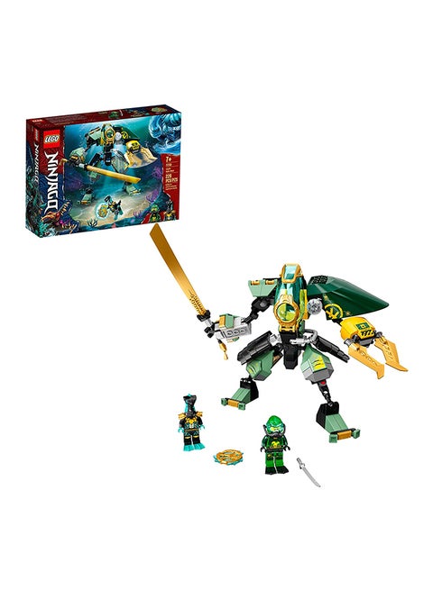 71750 228-Piece Ninjago Lloyd’s Hydro Mech Building Toy Set 7_years