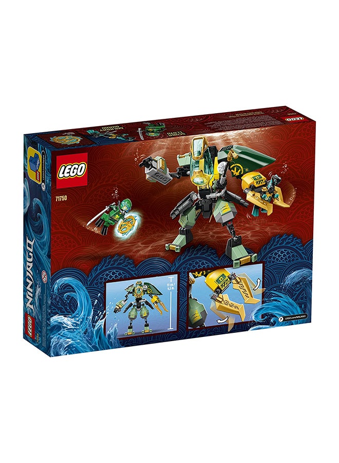 71750 228-Piece Ninjago Lloyd’s Hydro Mech Building Toy Set 7_years