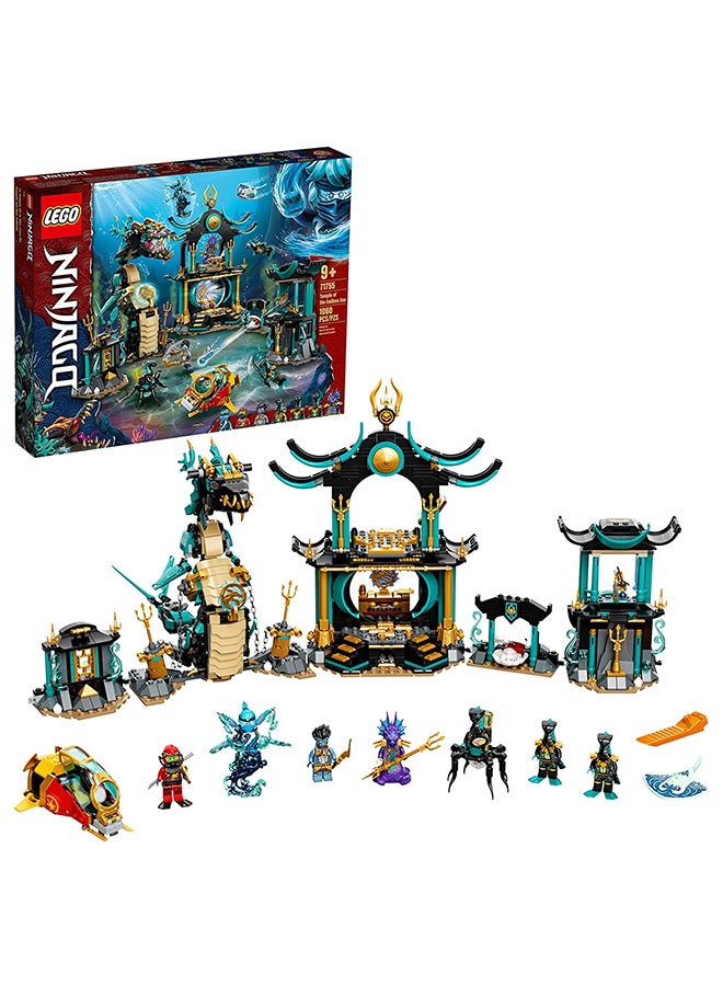 ليغو مجموعة بناء معبد البحر اللانهائي من نينجاجو، مجموعة لعب تحت الماء مع نينجا كاي، لعبة للأطفال 71755 9_years - Image 1