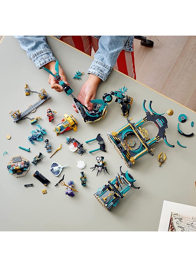 ليغو مجموعة بناء معبد البحر اللانهائي من نينجاجو، مجموعة لعب تحت الماء مع نينجا كاي، لعبة للأطفال 71755 9_years - Image 5