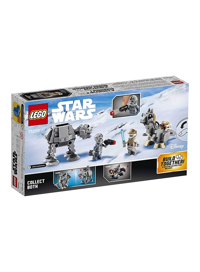 LEGO - 75298 Star Wars AT-AT Vs. Tauntaun Microfighters  Building Set With Luke Skywalker And AT-AT Driver Minifigures 205 6+ Years - Image 1