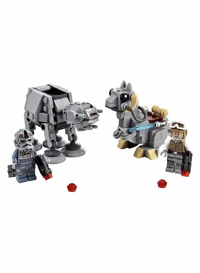 LEGO - 75298 Star Wars AT-AT Vs. Tauntaun Microfighters  Building Set With Luke Skywalker And AT-AT Driver Minifigures 205 6+ Years - Image 1
