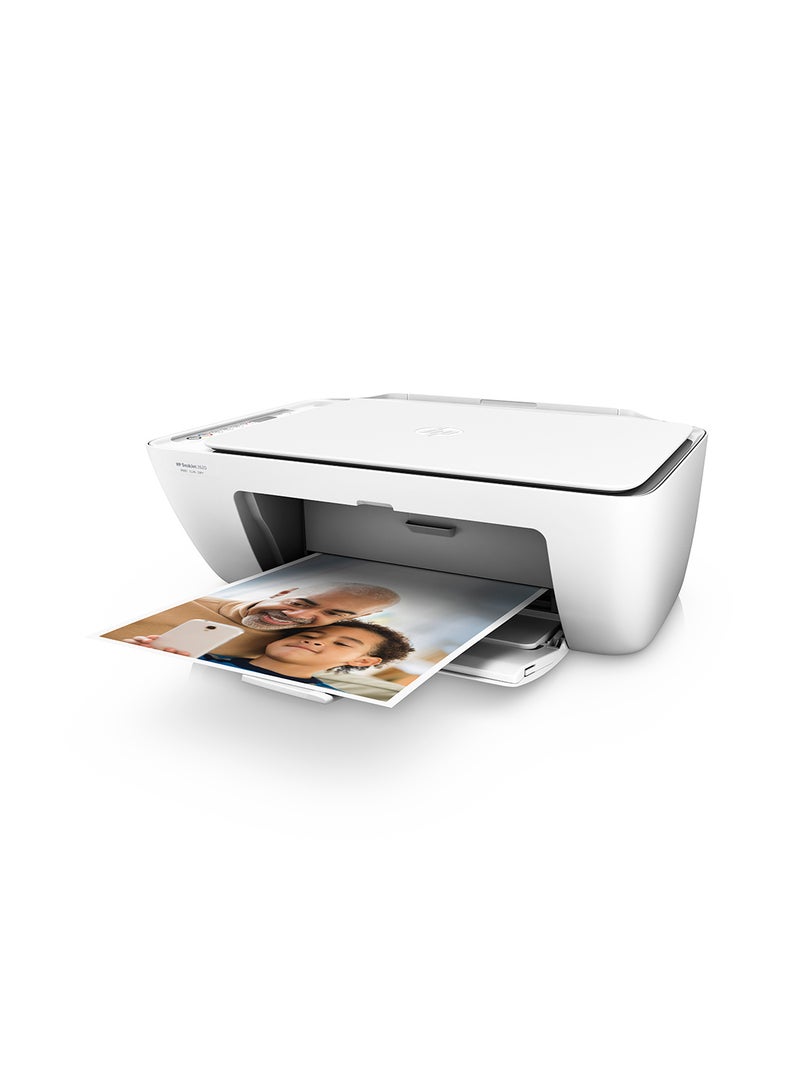 HP - DeskJet 2620 All-in-One Printer, Copy, Scan [V1N01C] White - Image 1