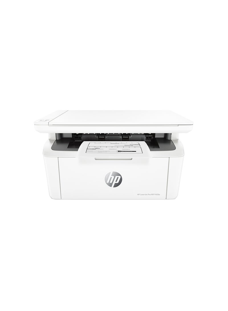 LaserJet Pro MFP M28a Printer, Print, Copy, Scan [W2G54A] White