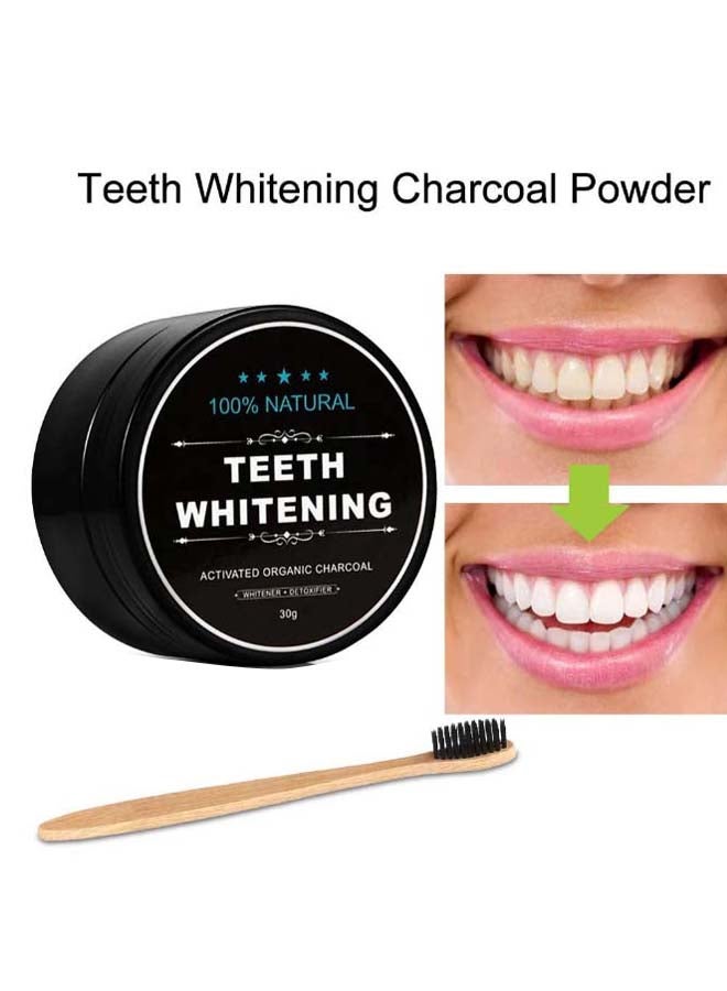 100% NATURAL - Teeth Whitening Charcoal Powder 30grams - Image 1