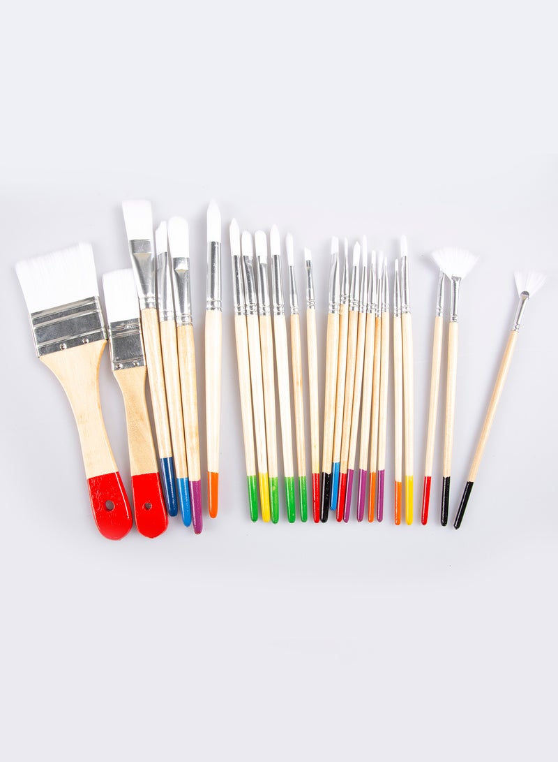 mumbo Jumbo 24 Pieces Paint Brush Gift Set 28.5*25*2.5cm  - Image 3