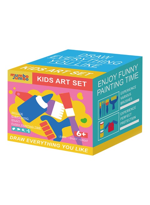 Kids Art Set With Apron ‎24.5*20*18cm