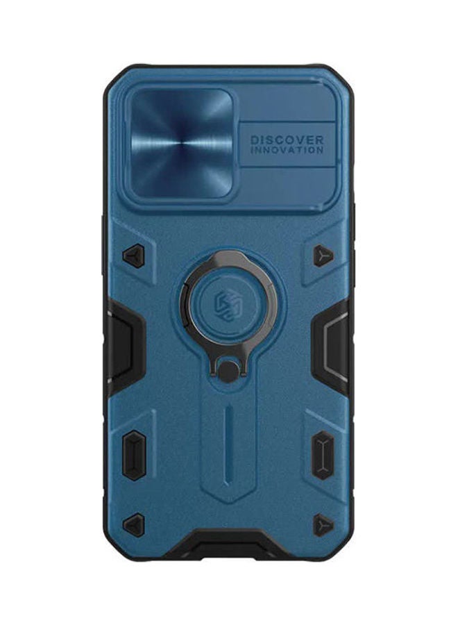 Nillkin Camshield Armor Case With Dazzling Metal Camera Cover For Apple Iphone 13 Pro Blue  - Image 1