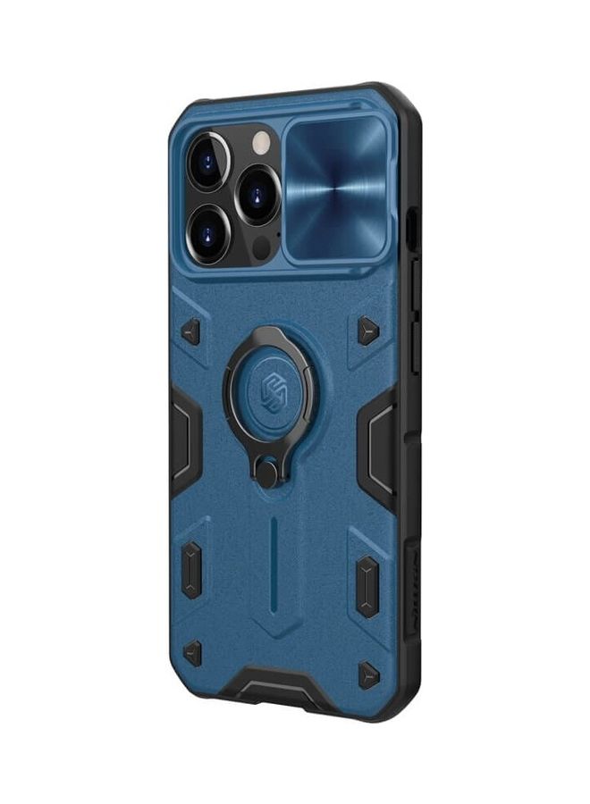 Nillkin Camshield Armor Case With Dazzling Metal Camera Cover For Apple Iphone 13 Pro Blue  - Image 3
