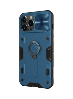Nillkin Camshield Armor Case With Dazzling Metal Camera Cover For Apple Iphone 13 Pro Max Blue  - Image 3
