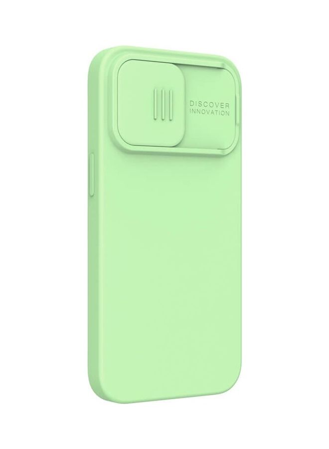 Nillkin Camshield Silky Magnetic Silicone Case For Apple Iphone 13 Pro Mint Green  - Image 3