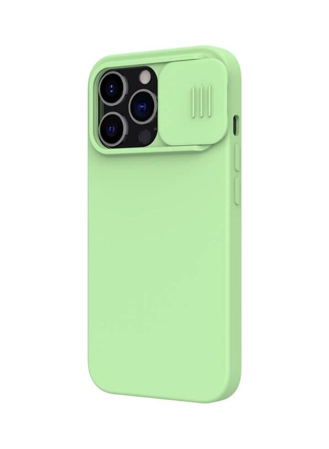 Nillkin Camshield Silky Magnetic Silicone Case For Apple Iphone 13 Pro Mint Green  - Image 5