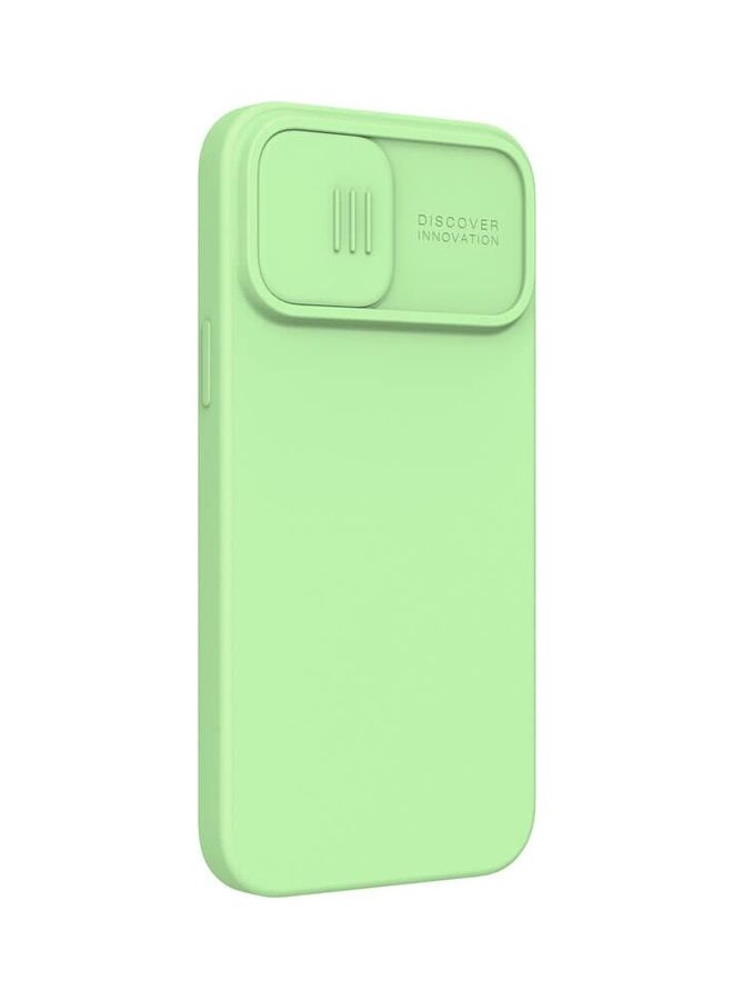 Nillkin Camshield Silky Silicone Case For Apple Iphone 13 Pro Max Mint Green - Image 3