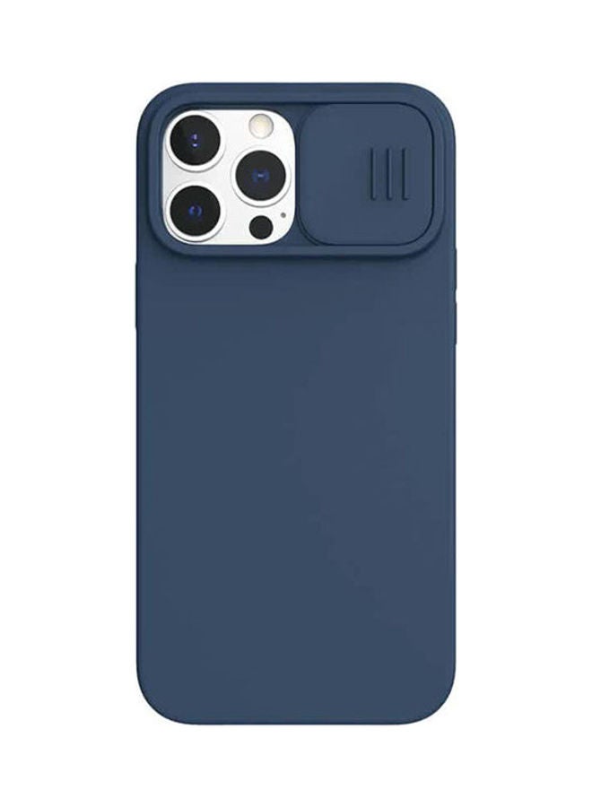 Nillkin Camshield Silky Magnetic Silicone Case For Apple Iphone 13 Pro Max Midnight Blue - Image 1