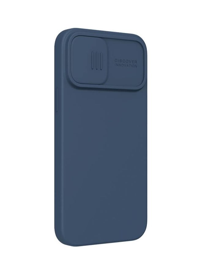 Nillkin Camshield Silky Magnetic Silicone Case For Apple Iphone 13 Pro Max Midnight Blue - Image 3