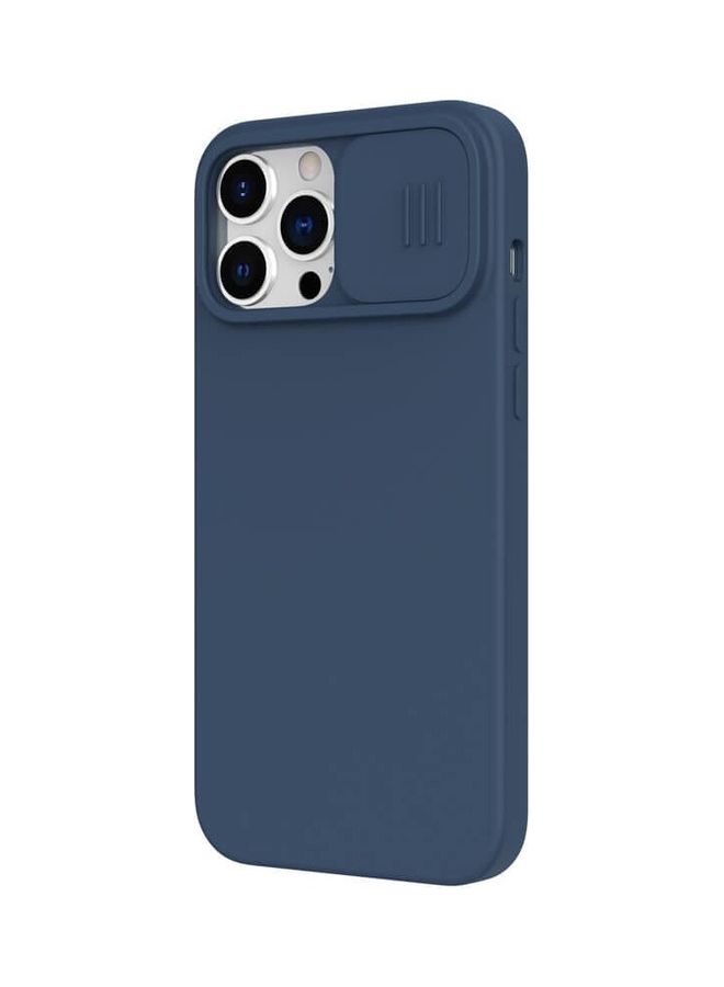 Nillkin Camshield Silky Magnetic Silicone Case For Apple Iphone 13 Pro Max Midnight Blue - Image 5