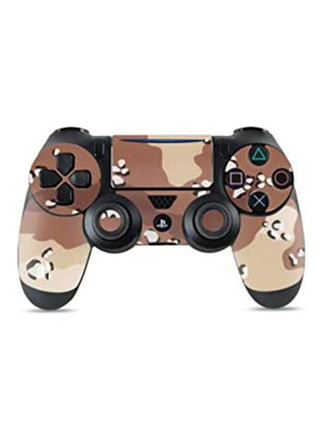 Generic Ps4 Controller Desert Army Camo Sticker Wrap One Piece 