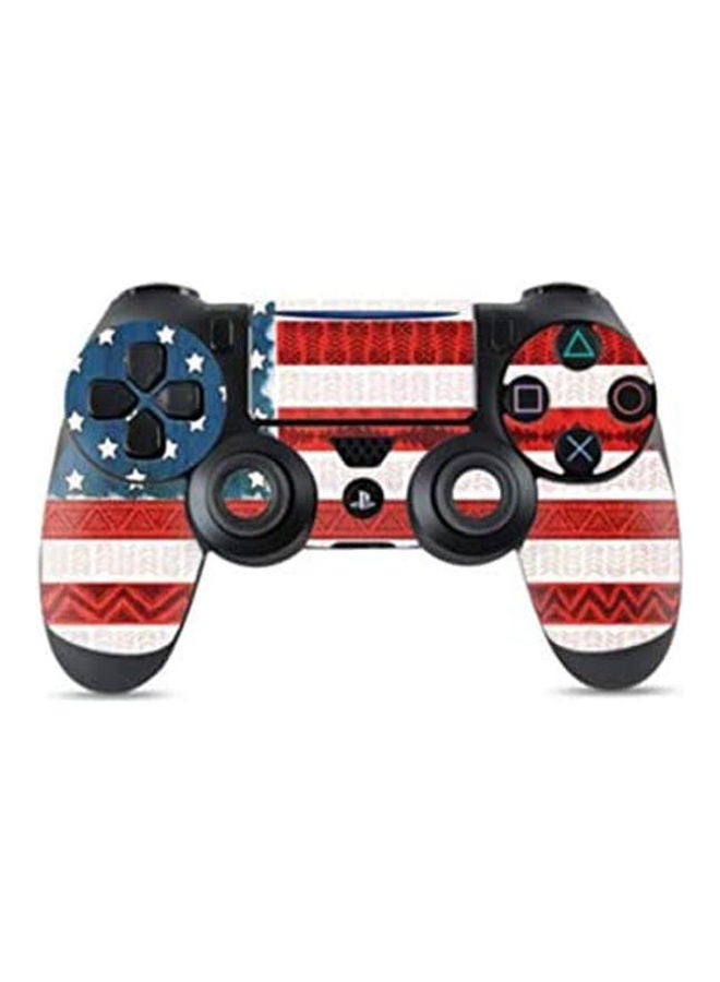 Generic Ps4 Controller America Flag Sticker Wrap One Piece 
