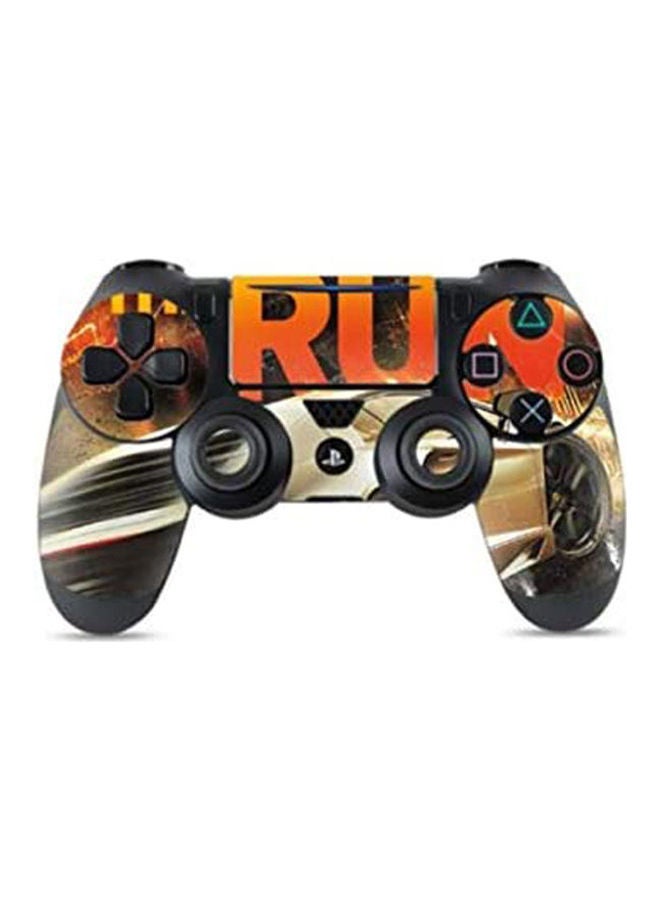 Generic Ps4 Controller Colorfull Need For Speed The Run Sticker Wrap One Piece 