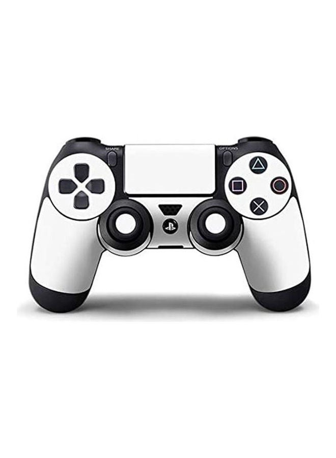 Generic Ps4 Controller Matte White Sticker Wrap One Piece 
