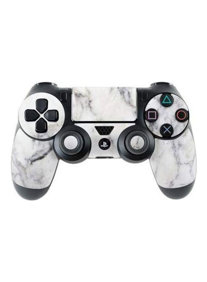 Generic - Ps4 Controller White Marble Sticker Wrap One Piece - Image 1