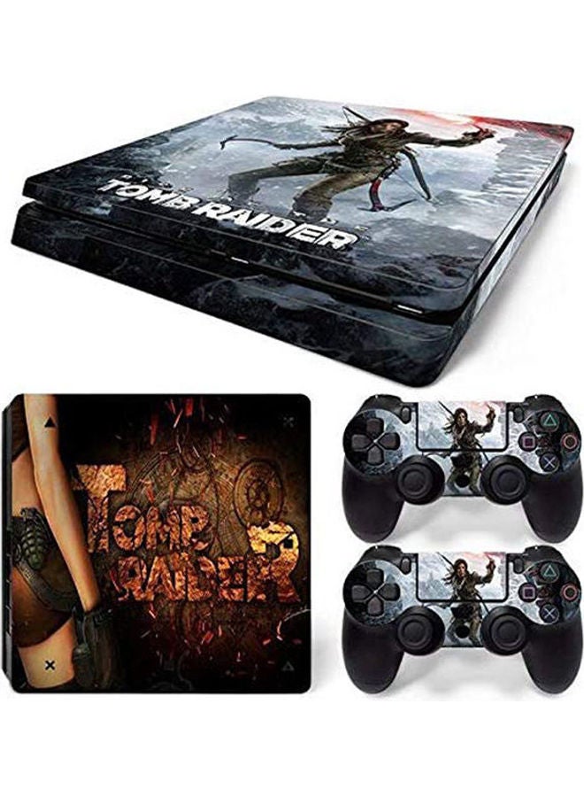 Waterproof Colorful Vinyl For Ps4 Slim Sticker For Sony PlayStation 4 Slim Console 2