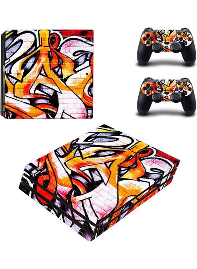 PlayStation 4 Pro Skin - Graffiti