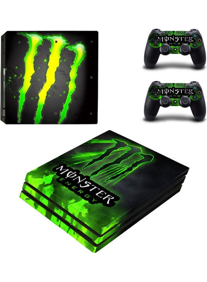 PlayStation 4 Pro Skin - Monster Energy