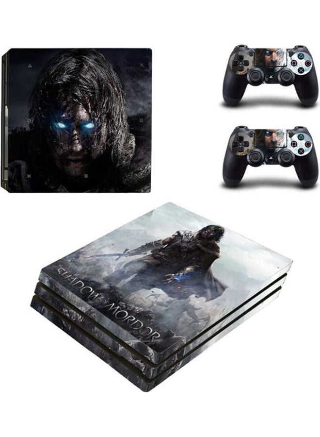 PlayStation 4 Pro Skin - Shadow Of Modern Middle Earth