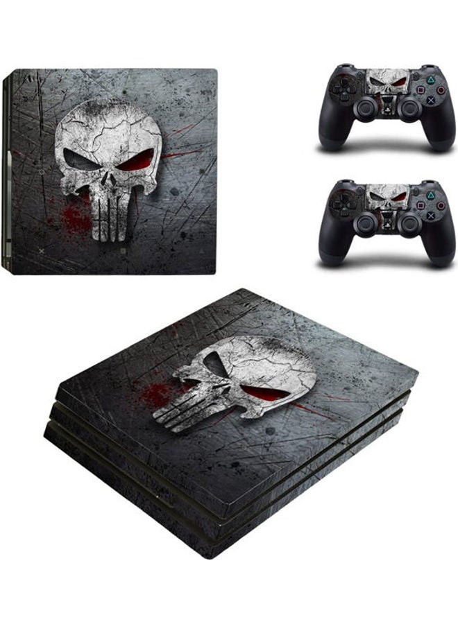 PlayStation 4 Pro Skin - The Punisher Skull